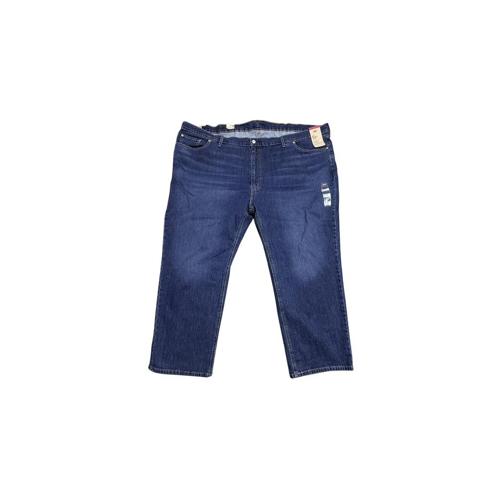 Levis 541 Jeans Mens 58x30 Blue Denim Athletic Tapered Leg Stretch Medium Wash